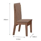 Mesa De Jantar Atenas 135x90 Com 6 Cadeiras - Pr Móveis