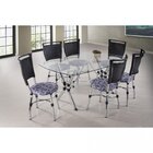 Mesa De Jantar Barril Tampo De Vidro 6 Lugares Ibiza Novabras