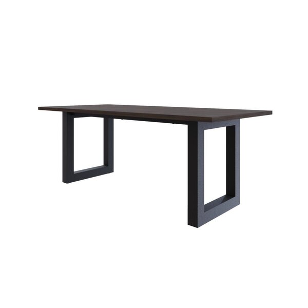 Mesa De Jantar Bronx R 200cm X90x75cm Terracota/preto