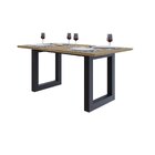 Mesa De Jantar Bronx Rg2 160x90x75cm  Vermont Oak/preto