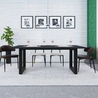 Mesa De Jantar Bronx Rg2 200x90x75cm Preto