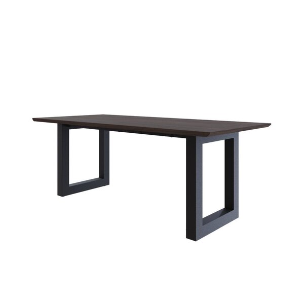 Mesa De Jantar Bronx Rg2 200x90x75cm Terracota/preto
