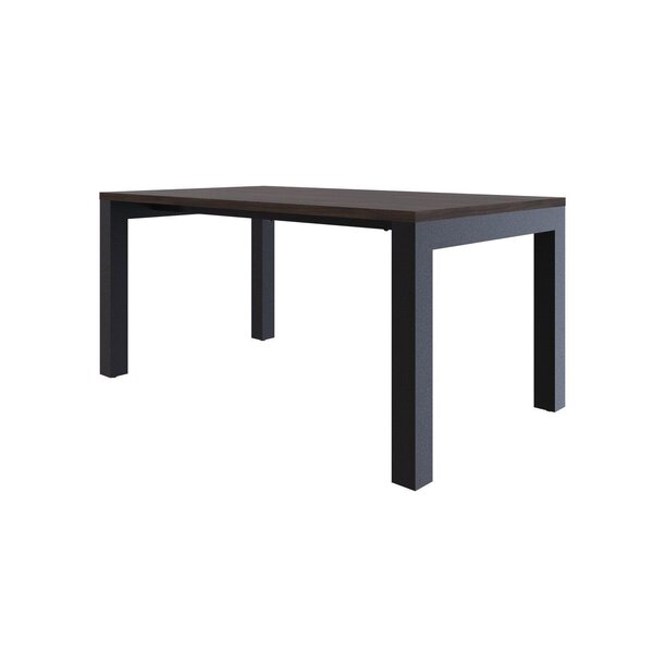 Mesa De Jantar Bronx U 160x90x75cm  Terracota/preto