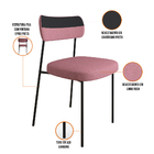 Mesa De Jantar Capri 160cm Off White 6 Cadeiras Melina B05 Li