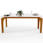 Mesa De Jantar Capri 160cm Off White Com 6 Cadeiras Allana B0