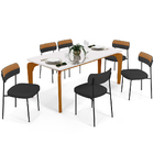 Mesa De Jantar Capri Off White 6 Cadeiras Melina B05 Linho Gr