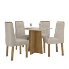 Mesa De Jantar Celebrare 90x90 Com 4 Cadeiras Exclusive Amênd