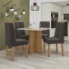 Mesa De Jantar Celebrare 90x90 Com 4 Cadeiras Exclusive Amênd