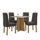 Mesa De Jantar Celebrare 90x90 Com 4 Cadeiras Exclusive Amênd
