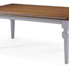 Mesa De Jantar Charlotte Tampo Imbuia E Base Cinza Escuro 156