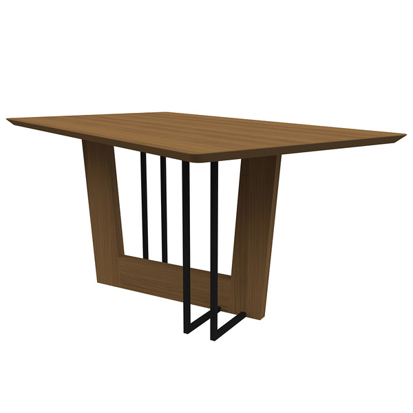 Mesa De Jantar Cibele 160 Cm Imbuia - D'rossi