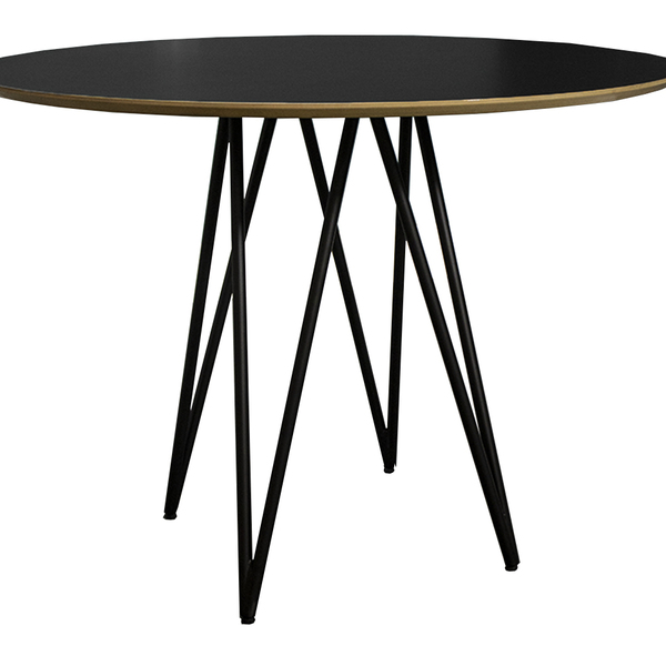 Mesa De Jantar Cirque Redonda Com Tampo De 1 20m Madeira - Vá