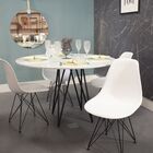 Mesa De Jantar Cirque Redonda Com Tampo De 1 20m Madeira - Vá