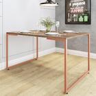 Mesa De Jantar Colt Castanho Cobre