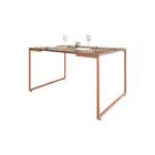 Mesa De Jantar Colt Castanho Cobre