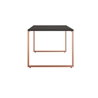 Mesa De Jantar Colt Preto Cobre