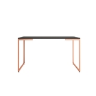 Mesa De Jantar Colt Preto Cobre