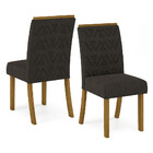 Mesa De Jantar Com 06 Cadeiras Zuri Tampo Mdf 160 Cm Casa 812