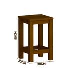 Mesa De Jantar Com 4 Banquetas Madeira Maciça Safira Imbuia