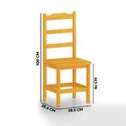 Mesa De Jantar Com 4 Cadeiras Madeira Maciça 120cm Cerejeira