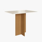 Mesa De Jantar Com 4 Cadeiras Talita Offwhite Com Freijó  - R