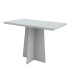 Mesa De Jantar Com 4 Lugares 1 20 Com Tampo De Madeira Canto