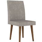 Mesa De Jantar Com 6 Cadeiras Jade Pé Palito Off White Com Pe