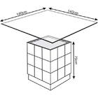 Mesa De Jantar Com 8 Cadeiras Holanda - Mobisul - Branco Off