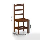 Mesa De Jantar Com 8 Cadeiras Madeira Maciça 200cm Castanho P