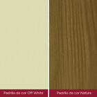 Mesa De Jantar Com Tampo Mdf E Vidro Canto Reto 160 Cm Karen