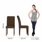 Mesa De Jantar Com Vidro 4 Cadeiras Sícilia Imbuia/preto/marr