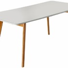 Mesa De Jantar Com Vidro Madeira Maciça - Slim-1,60x0,90m - M