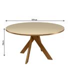 Mesa De Jantar Com Vidro Madetal Mônaco - Nude