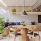 Mesa De Jantar Cone 110 Cm Base Madeira Freijó Tampo Freijó -