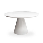 Mesa De Jantar Cone 110 Cm Laca Branca Yescasa - Branco