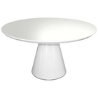 Mesa De Jantar Cone 110 Cm Laca Branca Yescasa - Branco