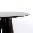 Mesa De Jantar Cone 140 Cm Laqueada - Preto