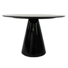 Mesa De Jantar Cone 140 Cm Laqueada - Preto