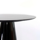 Mesa De Jantar Cone 140 Cm Laqueada - Preto