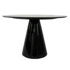 Mesa De Jantar Cone 90 Cm Laqueada - Preto