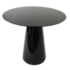 Mesa De Jantar Cone 90 Cm Laqueada - Preto