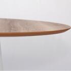 Mesa De Jantar Cone 90 Cm Tampo Mezzo Castani Preto