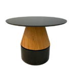 Mesa De Jantar Cone Duo Modelar 120cm Tampo Freijó  Base Frei