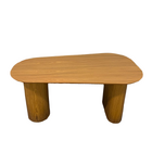 Mesa De Jantar Cone Orgânica Dupla 160x90cm Freijó