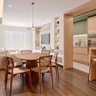 Mesa De Jantar Cone Orgânica Tríon Redonda 130x133 Cm Base Fr