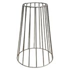 Mesa De Jantar Cone Raiada Com Tampo De Madeira 0 80m Redondo