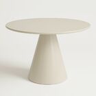 Mesa De Jantar Cone Redonda 110 Cm Laca Off White