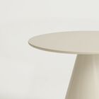 Mesa De Jantar Cone Redonda 130 Cm Laca Off White