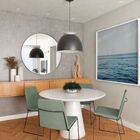 Mesa De Jantar Cone Redonda 90 Cm Laca - Branco