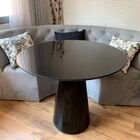 Mesa De Jantar Cone Redonda 90 Cm Laca - Preto